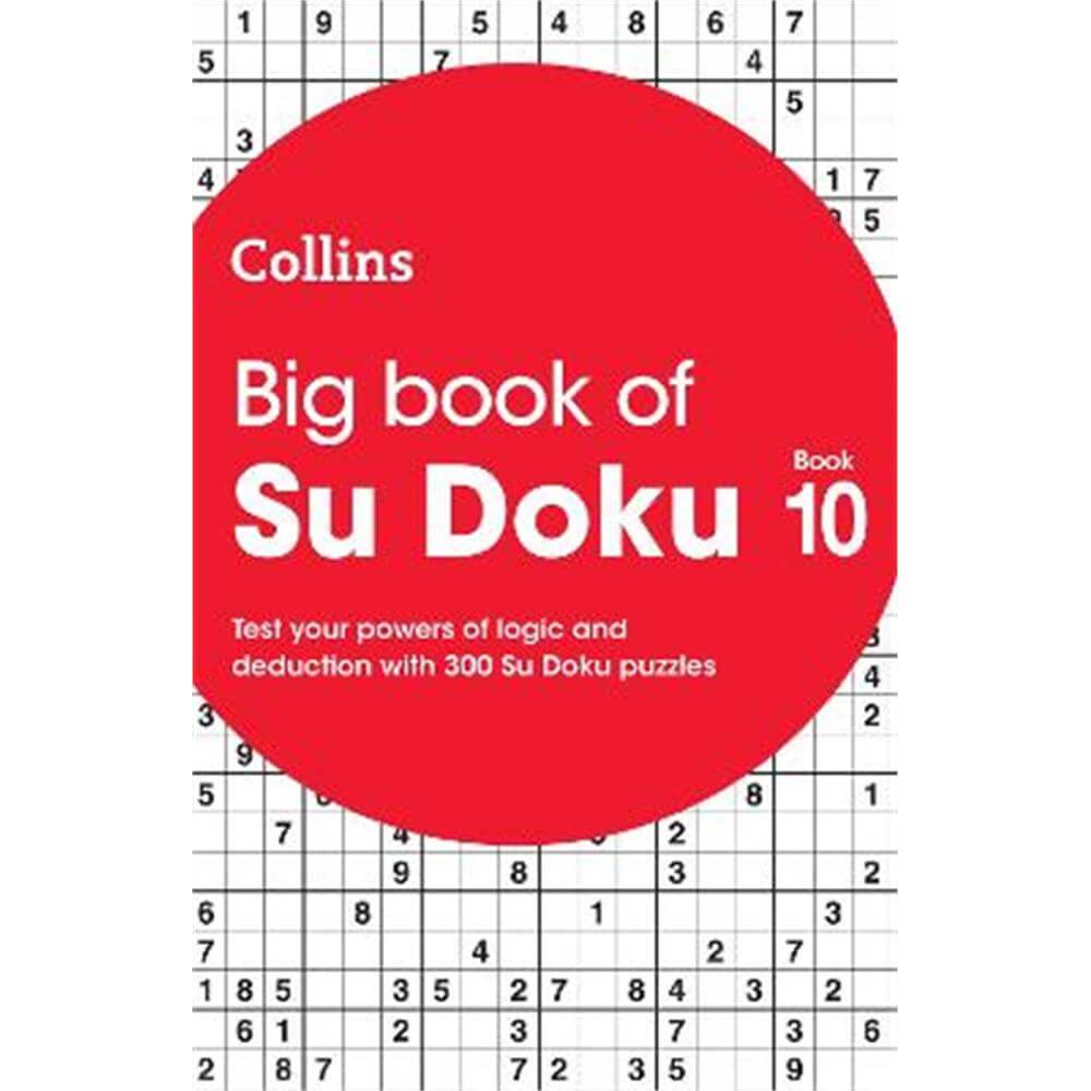 Big Book of Su Doku 10: 300 Su Doku puzzles (Collins Su Doku) (Paperback) - Collins Puzzles